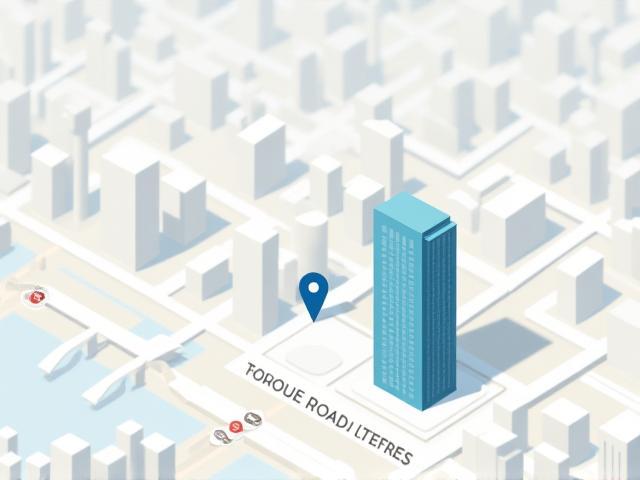 Mapa estático indicando la ubicación de 903 Cascades Tower Westferry Road, London